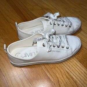 Calvin Klein white sneakers